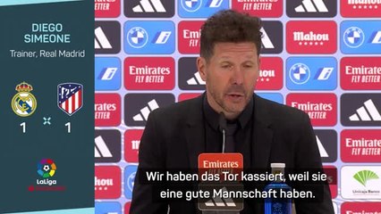 Simeone will "fairen" VAR nach Roter Karte im Derby