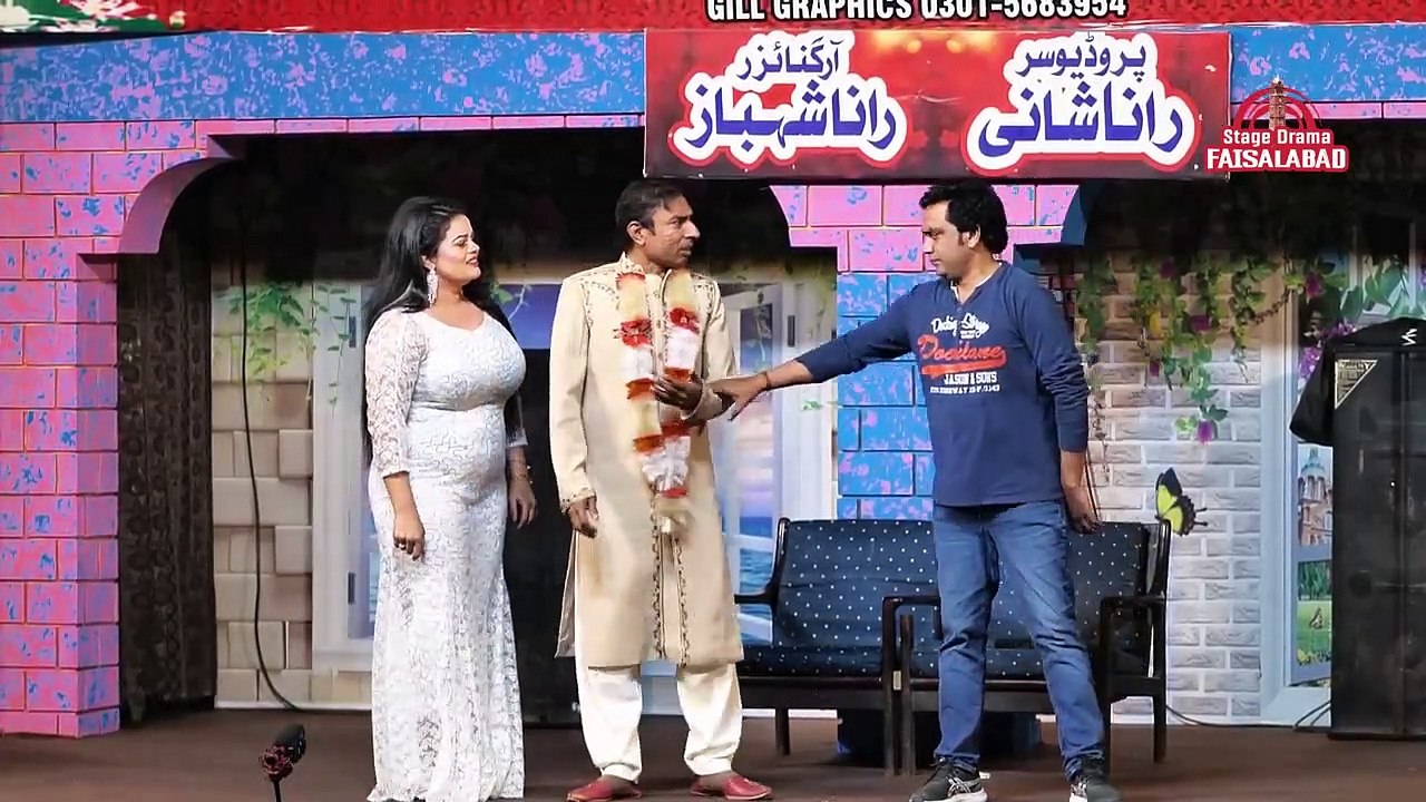 Sobia Khan With Rashid Kamal & Falak Sher _ New Best Comedy Punjabi Stage Drama Clip 2023