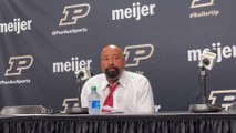 Indiana Basketball Coach Mike Woodson Reacts To Win Over Purdue