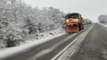 Un frente de aire frío y seco puede traer la nieve en el norte a nivel del mar.