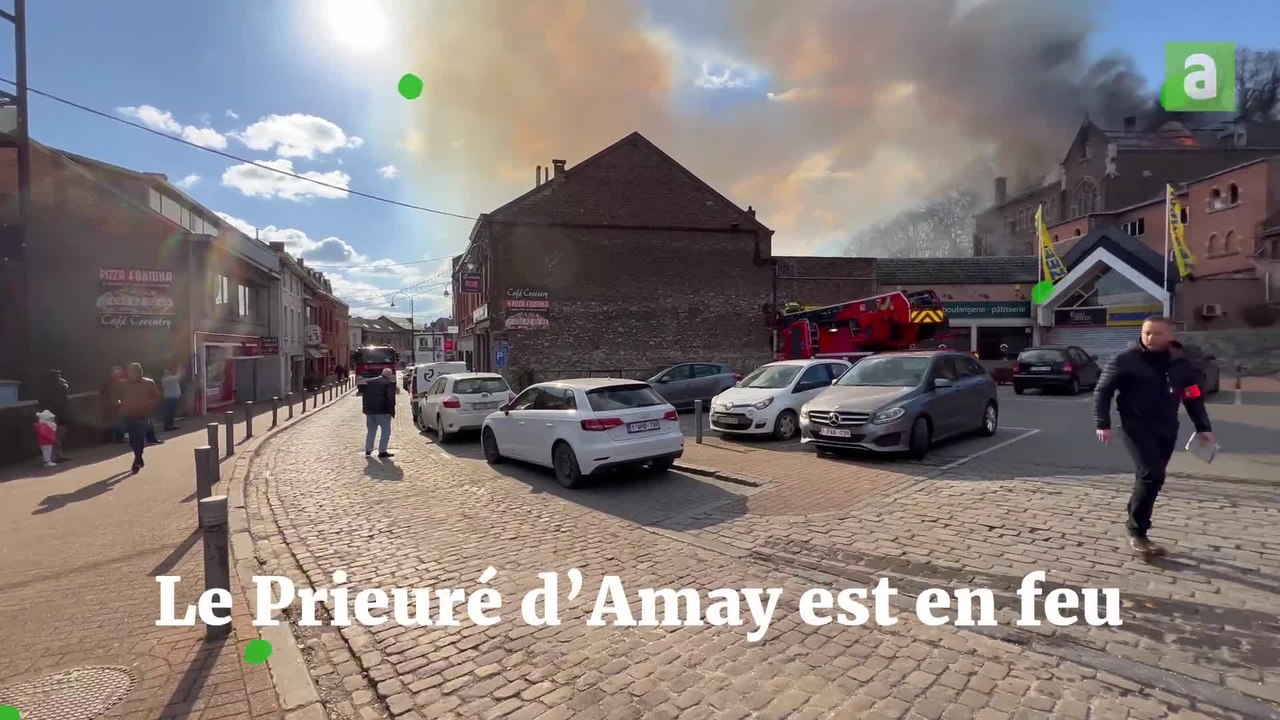 Le Prieuré d'Amay en feu : un symbole qui part en fumée