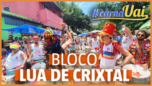 Bloco Lua de Crixtal colore Santa Tereza, em BH