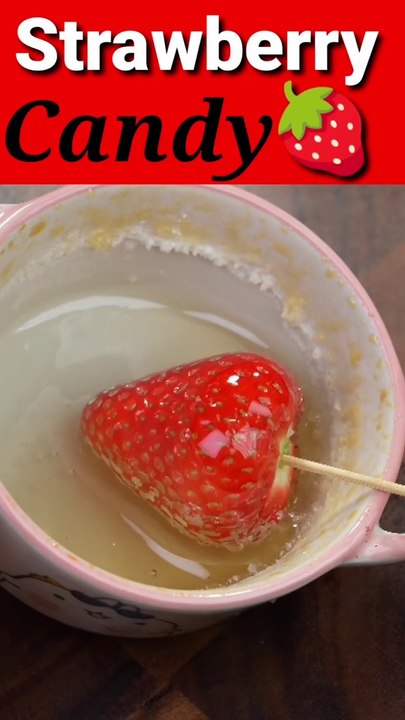 how to make healthy strawberry candy #shorts