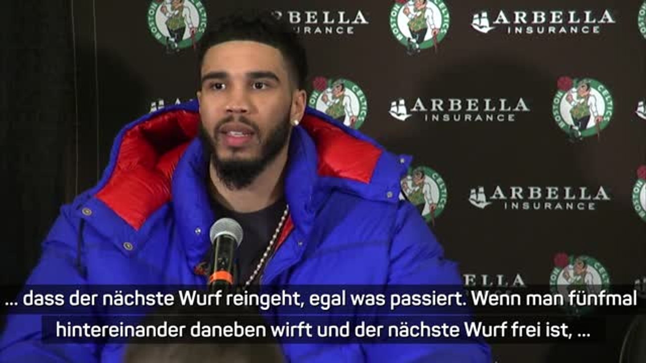 Tatum selbstkritisch: "nicht gut geworfen"