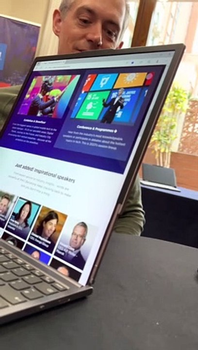 Lenovo ThinkBook enrollable (prototipo de ordenador portátil de pantalla enrollable)