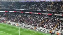 Beşiktaş ve Antalyaspor maçı öncesi İnönü Stadyumu'nda 'Hükümet istifa' sesleri yükseldi