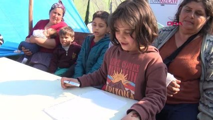 DEPREMZEDE ÇOCUK, MEKTUP YAZARAK KALEM, BOYA VE OYUNCAK İSTEDİ