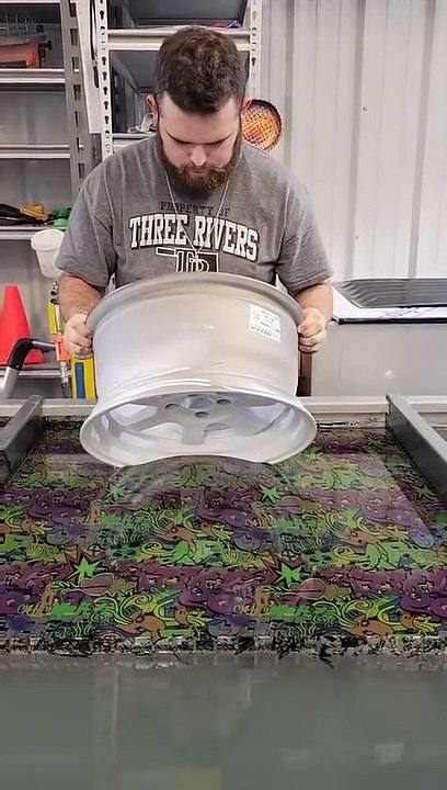 Car wheel hub water transplant