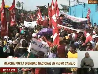 Apure | Pueblo de Pedro Camejo marcha en apoyo a la Dignidad Nacional en la ofensiva revolucionaria
