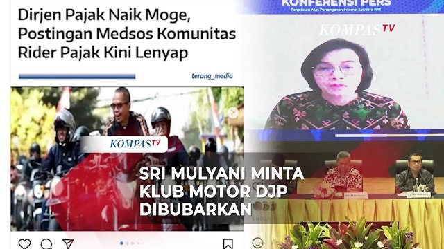 Viral Dirjen Pajak Pamer Moge, Sri Mulyani Minta Bubarkan Klub Motor DJP