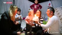 TRT Haber ekibinden 3 yaşındaki Nurhayat'a doğum günü sürprizi