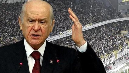 "Hükümet istifa" tezahüratları üzerine Devlet Bahçeli'den acil çağrı: Maçlar seyircisiz oynanmalı