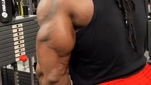 Big Tricep Workout With Mr Black Bodybuilder