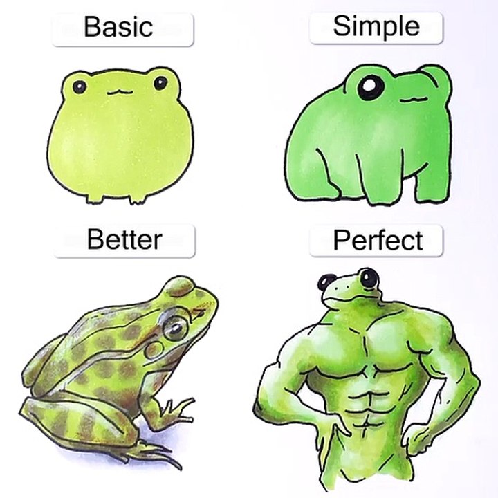 Dessiner une grenouille... petit tuto dessin sympa