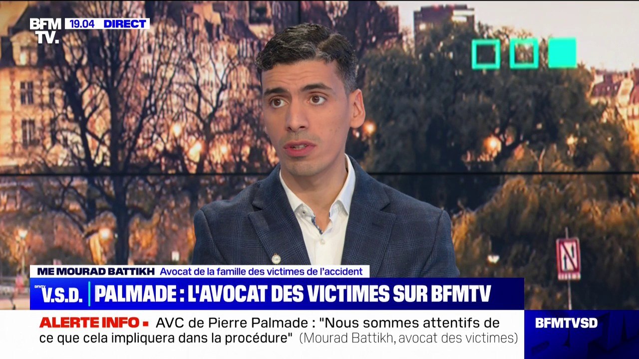 Mourad Battikh, avocat de la famille des victimes de l'accident de Pierre Palmade, donne des nouvelles de la santé de ses clients