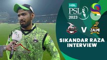 Sikandar Raza Interview | Lahore Qalandars vs Peshawar Zalmi | Match 15 | HBL PSL 8 | MI2T