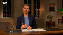 Statsminister Mette Frederiksen - Nytårstale i 2022 på TV2 Danmark