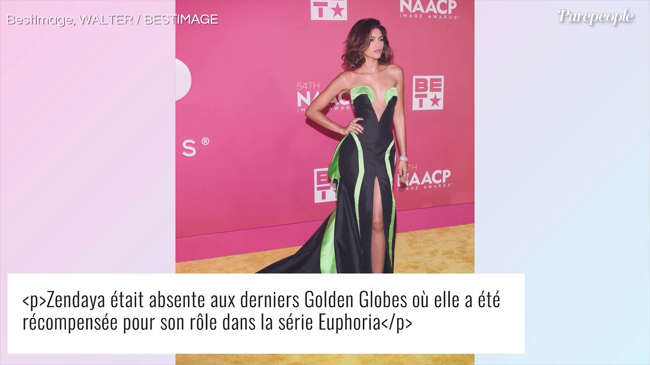 Zendaya éblouissante en robe longue fendue et décolleté XXL, son compagnon Tom Holland valide