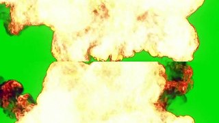 Green Screen Fire Blast HD