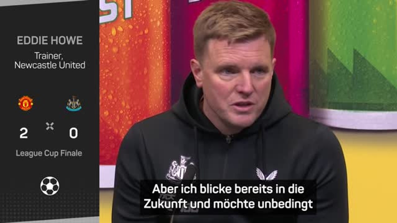 Howe: "Ein Gefühl der Niederlage"