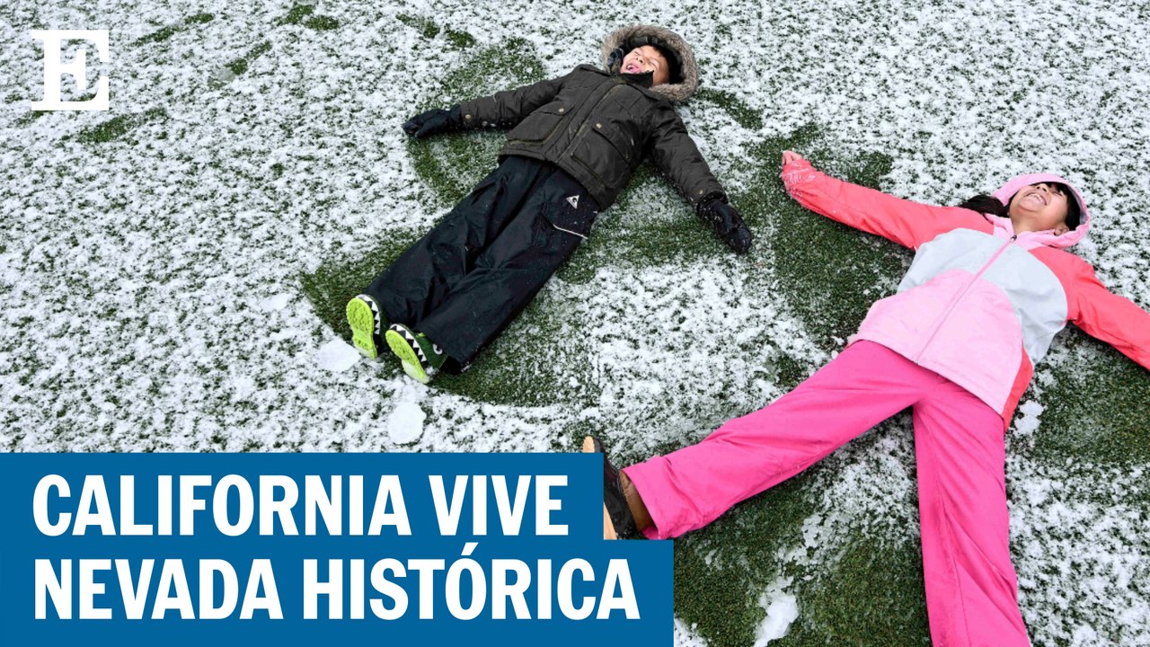 Tormenta invernal sorprende a California
