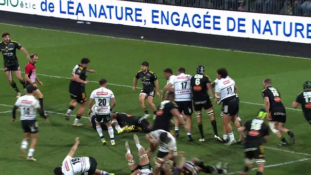 TOP 14 - Essai de Francisco CORIA (CAB) - Stade Rochelais - CA Brive - Saison 2022:2023