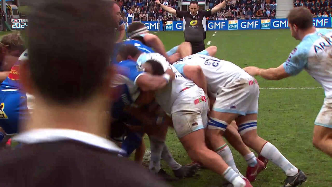 TOP 14 - Essai de pénalité (AB) - Aviron Bayonnais - Castres Olympique - Saison 2022:2023