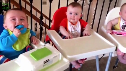 Funny Triplet Babies Laughing Compilation 2014 [NEW HD]