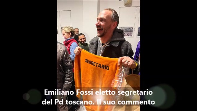Emiliano Fossi è il nuovo segretario toscano del Pd, Il partito non è morto
