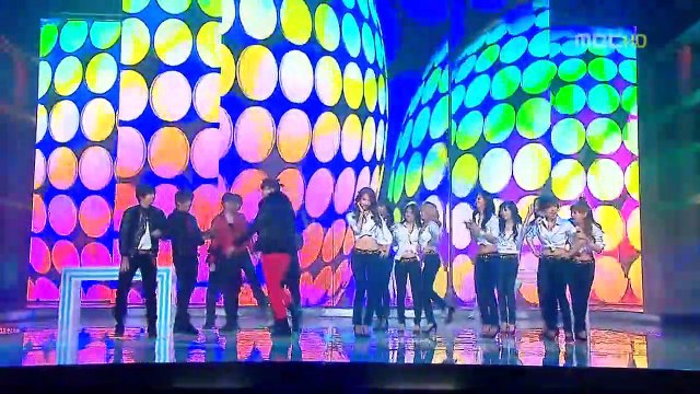 HD SNSD & 2PM Dance - Night Fever @ Gayo Festival 4_8 Dec31.2009 GIRLS_ GENERATION Live 720p