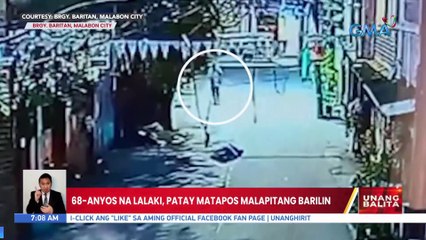 68 - anyos na lalaki, patay matapos malapitang barilin | UB