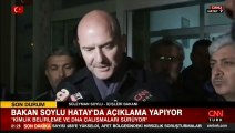 Son dakika haberi: Bakan Soylu, Hatay'da: Birinci önceliğimiz enkazı döküm alanlarına taşımak