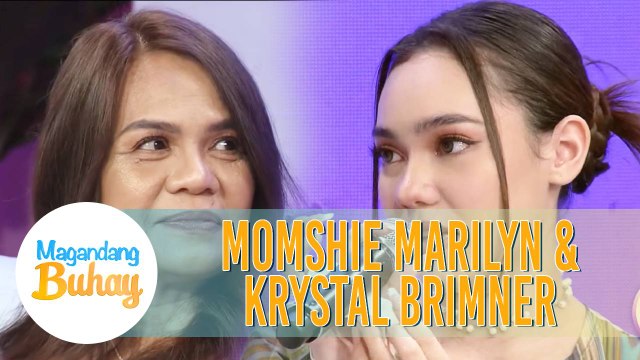 Krystal gets emotional while giving a message to Momshie Marilyn | Magandang Buhay