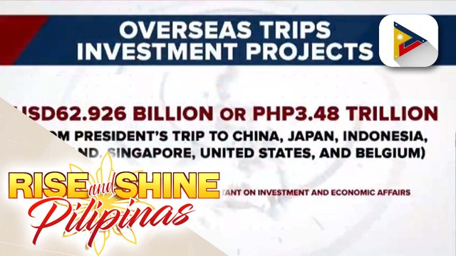 DTI, puspusan ang ginagawang follow-up sa investment pledges na nakuha ni Pang. Ferdinand R. Marcos Jr.