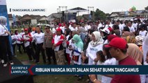 Ribuan Warga Ikuti Jalan Sehat BUMN di Tanggamus Lampung