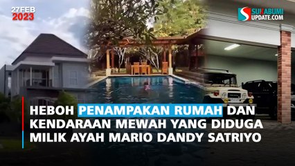 Heboh Penampakan Rumah dan Kendaraan Mewah yang Diduga Milik Ayah Mario Dandy Satriyo