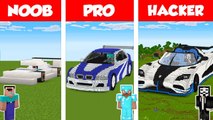 Minecraft NOOB vs PRO vs HACKER_ SPORT CAR HOUSE BUILD CHALLENGE in Minecraft _ Animation