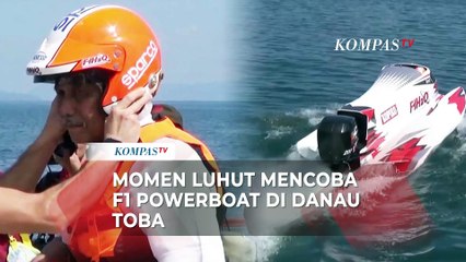 Momen Luhut Coba Ngebut Naik F1 Powerboat: Harus Fit Stamina