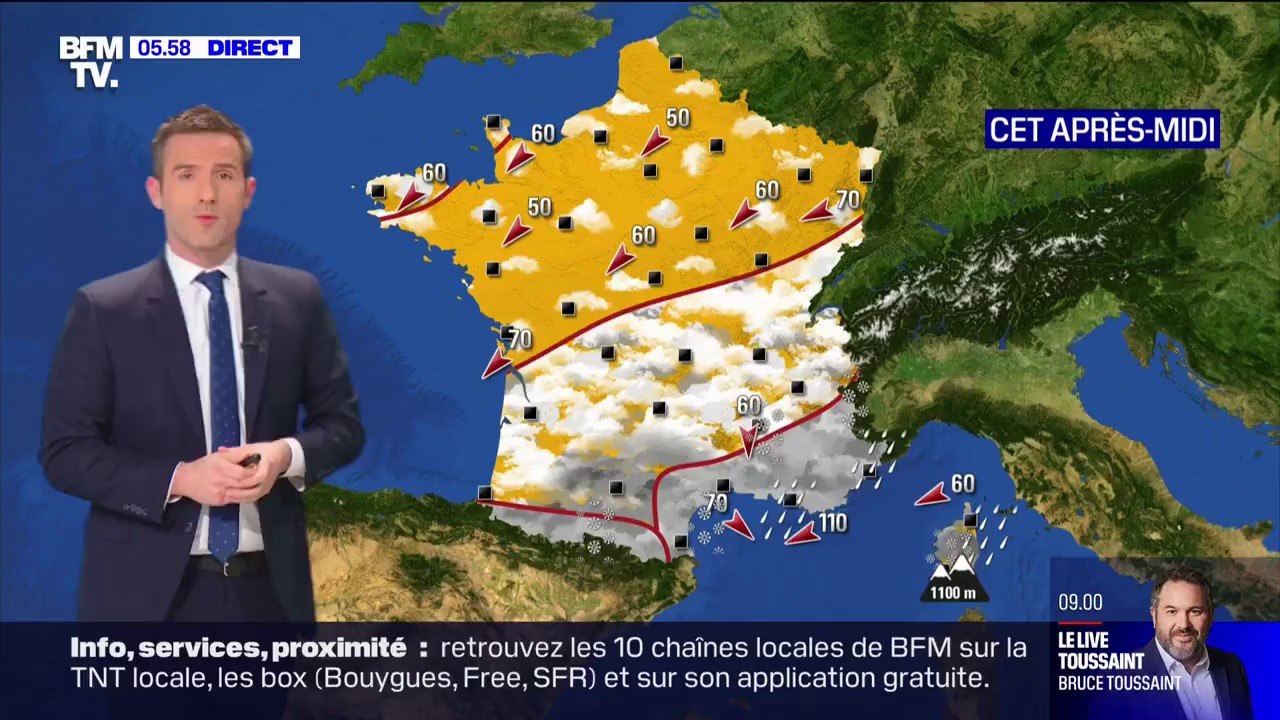 La météo pour ce lundi 27 février
