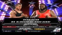 WWE SmackDown vs Raw 2011 Mr. McMahon vs Mark Henry
