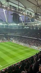 Beşiktaş tribünlerinde 'hükümet istifa' sloganları