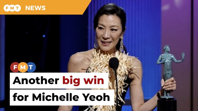Michelle Yeoh takes home lead actress SAG prize