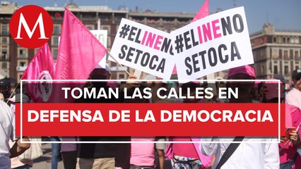 "Mi voto no se toca": así fue la segunda marcha a favor del INE en todo México