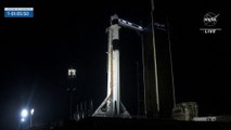 SpaceX expédie deux Américains, un Russe et un Emirati vers l’ISS: suivez en direct le décollage de la fusée Falcon 9