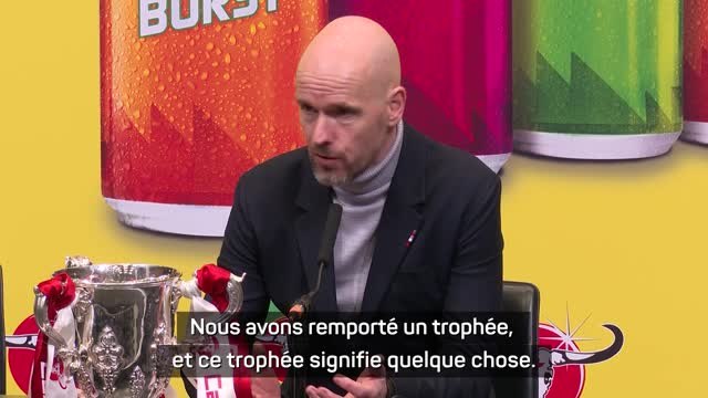 Carabao Cup - Ten Hag veut célébrer mais ne se contente pas que d’un trophée