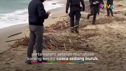 Kapal Terpecah, Mayat Meluap di Perairan Selatan Italia