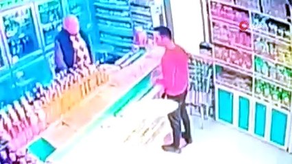 Esnafa çakılı kabus yaşattı: O anlar kamerada