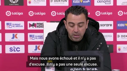 23e j. - Xavi : “Nous n'avions pas faim de victoire et c'est ce qui m'inquiète”