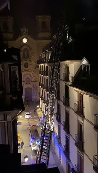 Incendio en la Parte Vieja