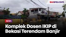 Komplek Dosen IKIP di Bekasi Terendam Banjir, Warga Menjerit Belum Terima Bantuan